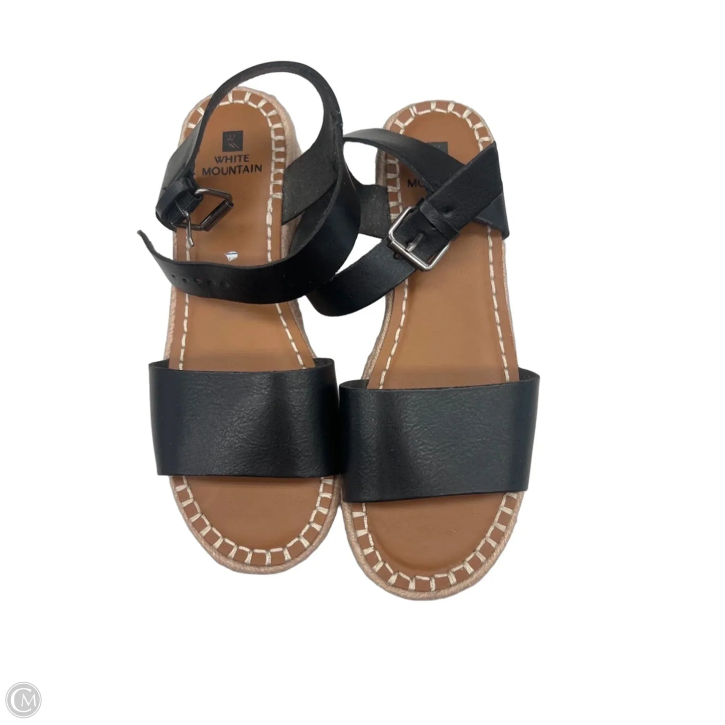 Sandals Flats By White Mountain In Black, Size: 7