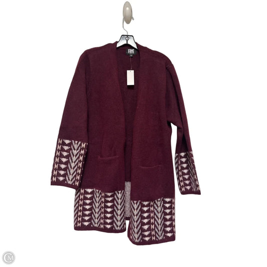 Cardigan By Clothes Mentor In Purple, Size: Xl