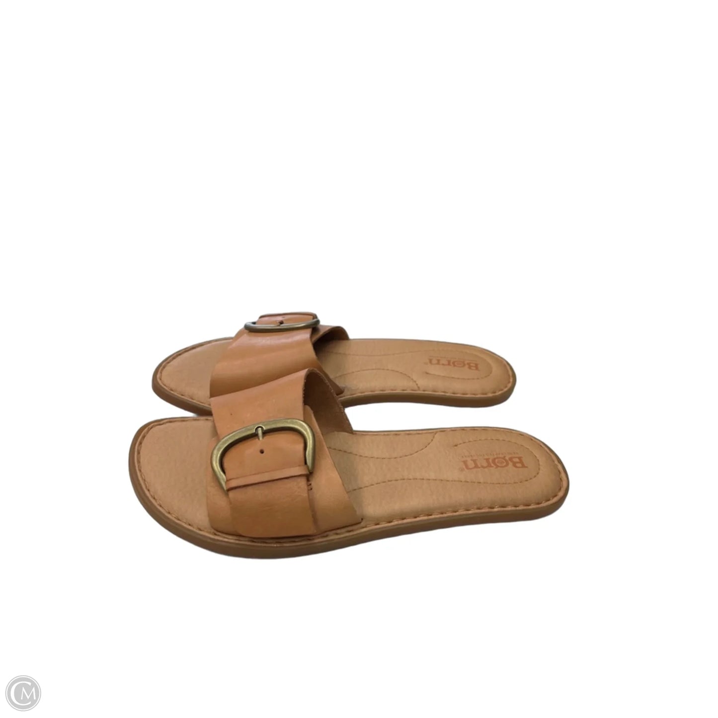 Sandals Flats By Born In Brown, Size: 7