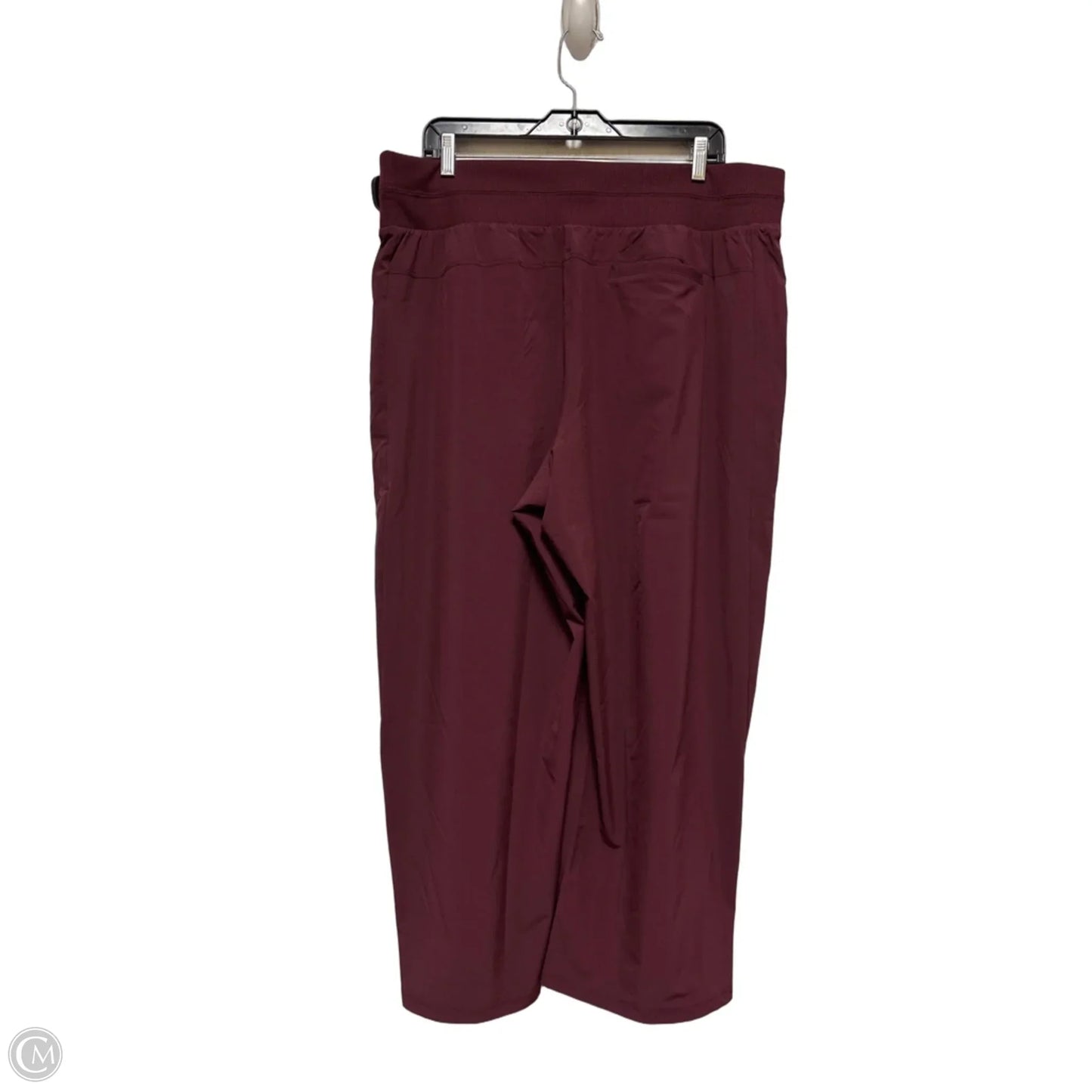 Athletic Pants By Talbots In Maroon, Size: Xl