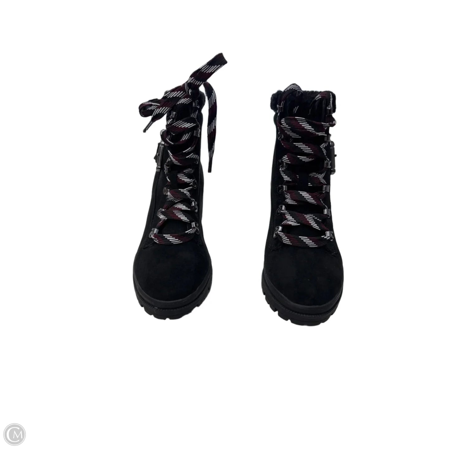 Boots Ankle Heels By Jelly Pop In Black, Size: 7.5