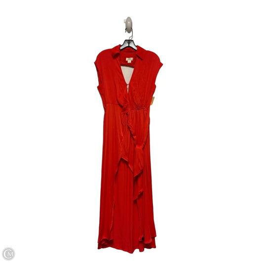 Dress Casual Midi By Maeve In Red, Size: S