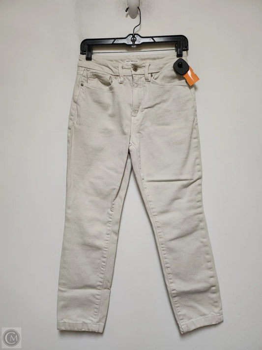 Jeans Straight By Good American In Cream, Size: 4