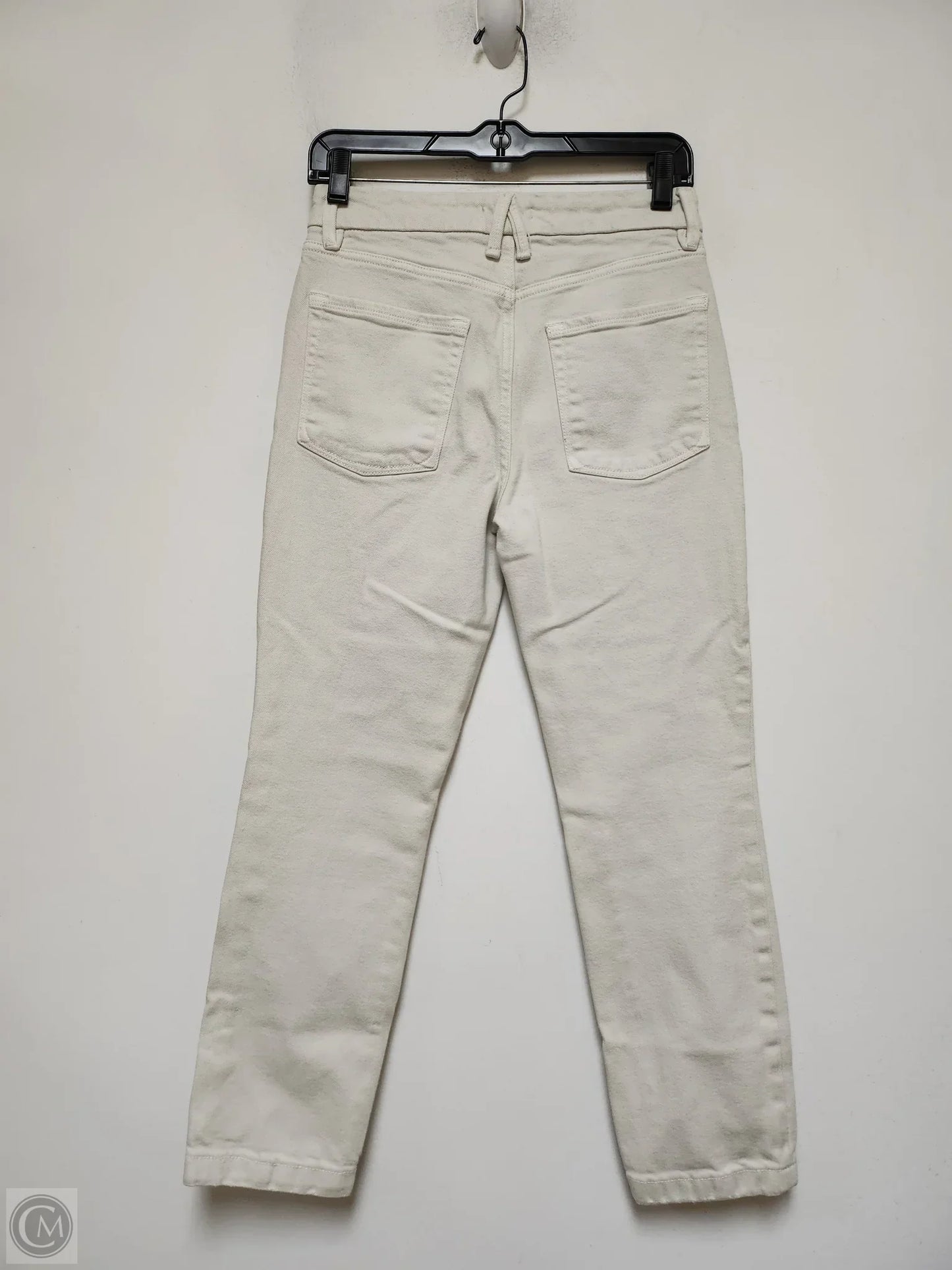 Jeans Straight By Good American In Cream, Size: 4