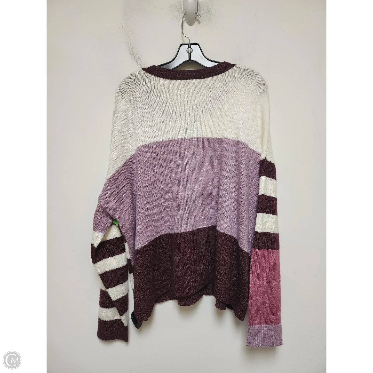 Cardigan By Lane Bryant In Striped Pattern, Size: 3x