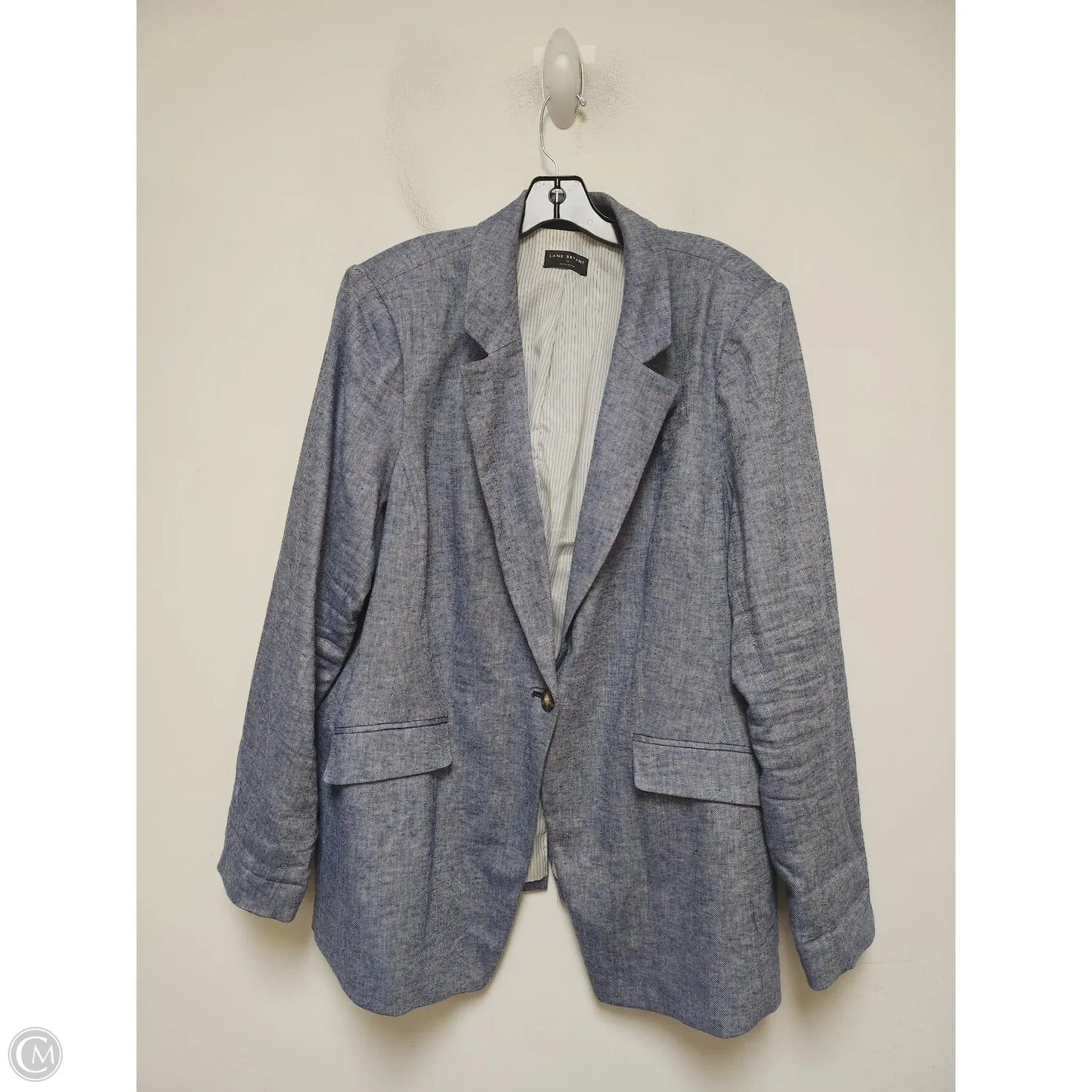 Blazer By Lane Bryant In Blue, Size: 3x