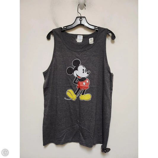 Tank Top By Disney Store In Grey, Size: M