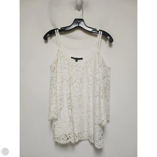 Top Short Sleeve By White House Black Market In Cream, Size: Xxs