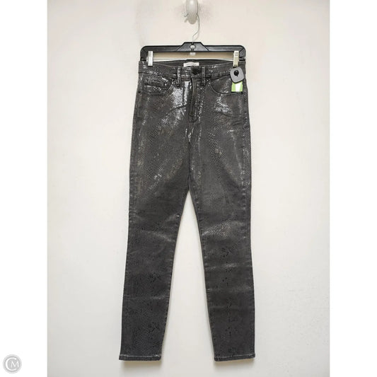 Jeans Skinny By Good American In Snakeskin Print, Size: 6