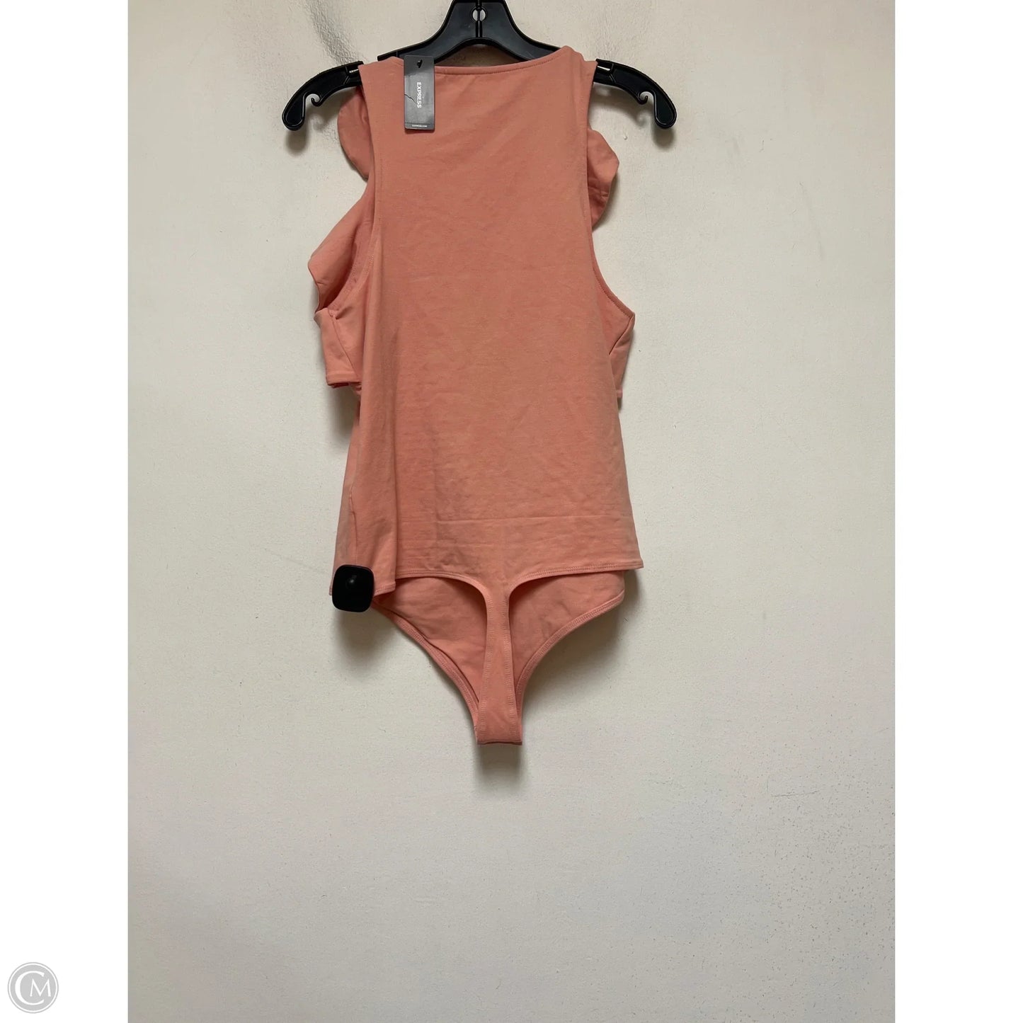 Bodysuit By Express In Peach, Size: L