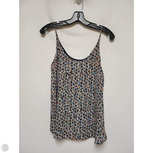 Top Sleeveless By Loft In Floral Print, Size: S
