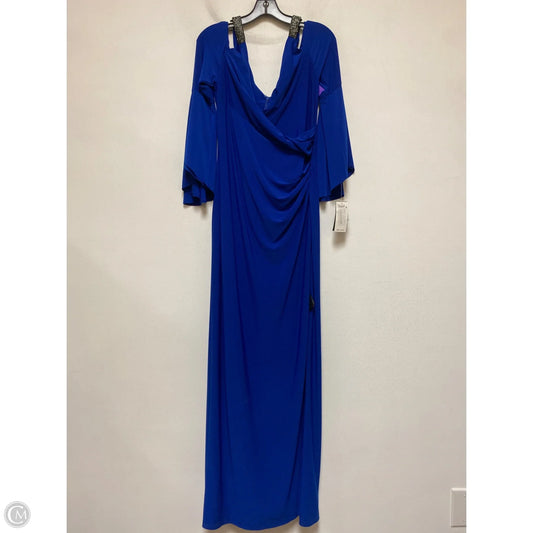 Dress Party Long By Ralph Lauren In Blue, Size: Xl