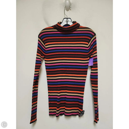 Top Long Sleeve By Trina Turk In Striped Pattern, Size: M