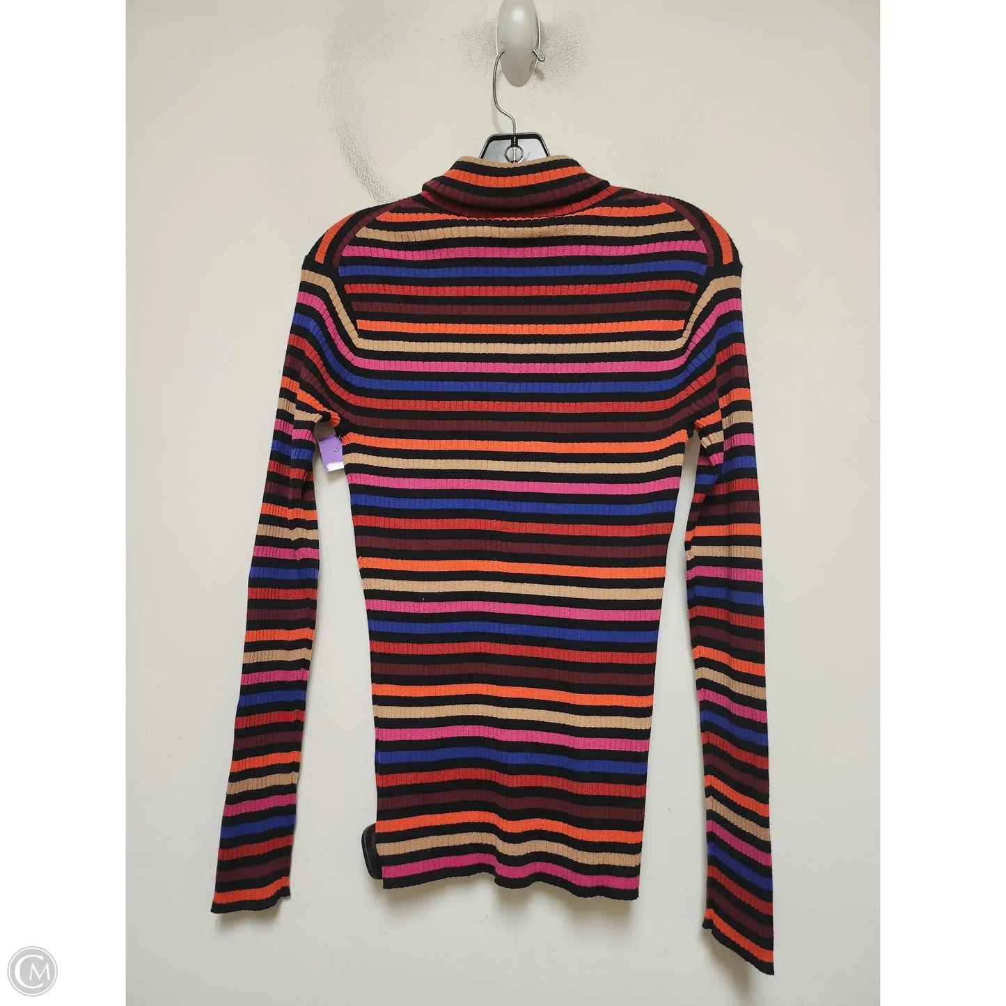 Top Long Sleeve By Trina Turk In Striped Pattern, Size: M