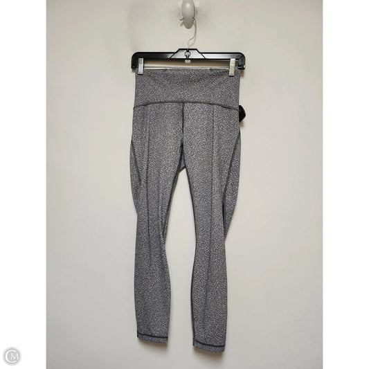Athletic Leggings By Lululemon In Grey, Size: 6