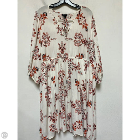 Dress Casual Midi By Torrid In Paisley Print, Size: 1x