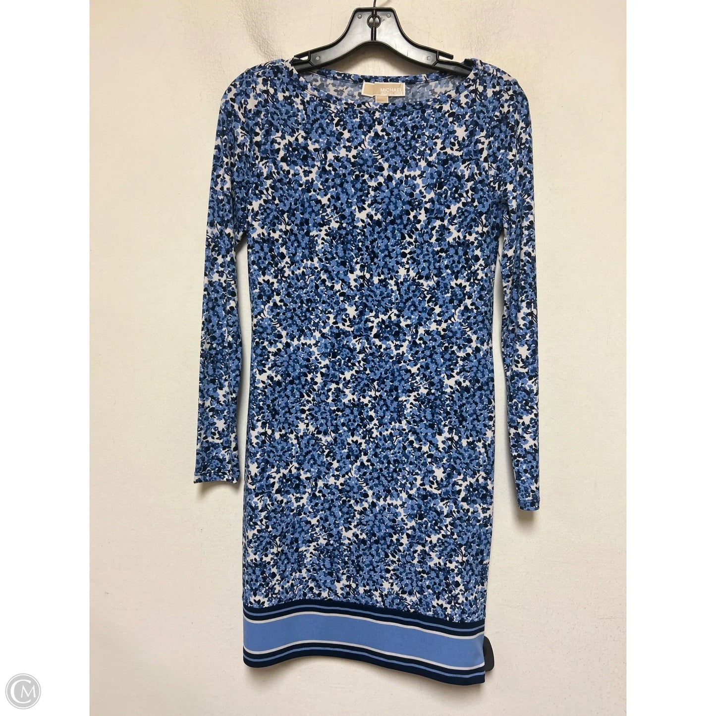 Dress Casual Short By Michael By Michael Kors In Blue & White, Size: Sp