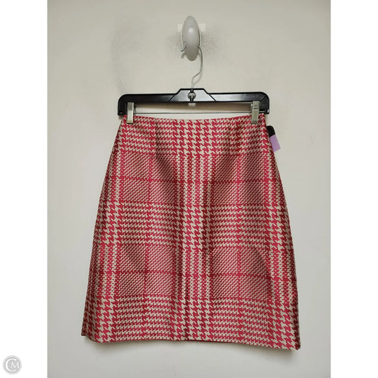 Skirt Midi By White House Black Market In Pink & Tan, Size: 0