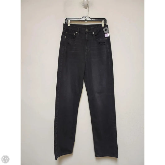 Jeans Wide Leg By American Eagle In Black, Size: 10L