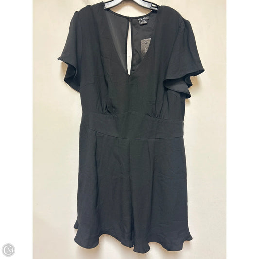 Romper By City Chic In Black, Size: 2x