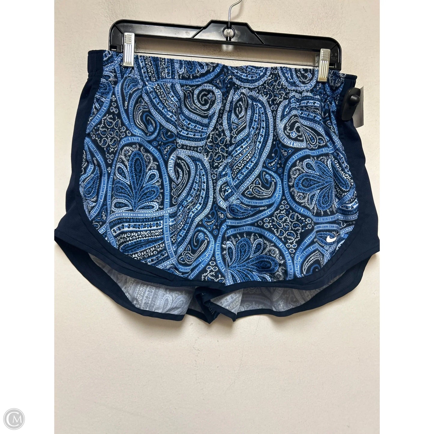 Athletic Shorts By Nike Apparel In Paisley Print, Size: Xl