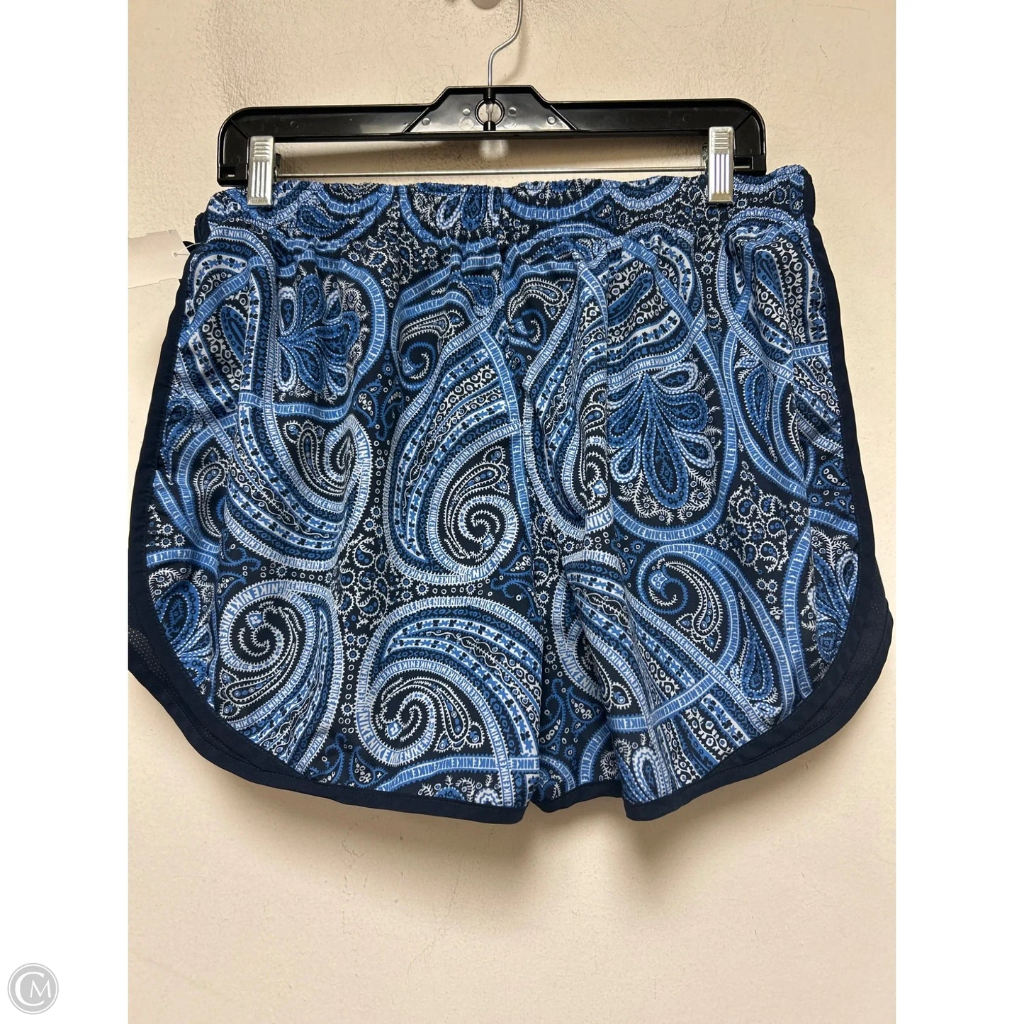 Athletic Shorts By Nike Apparel In Paisley Print, Size: Xl