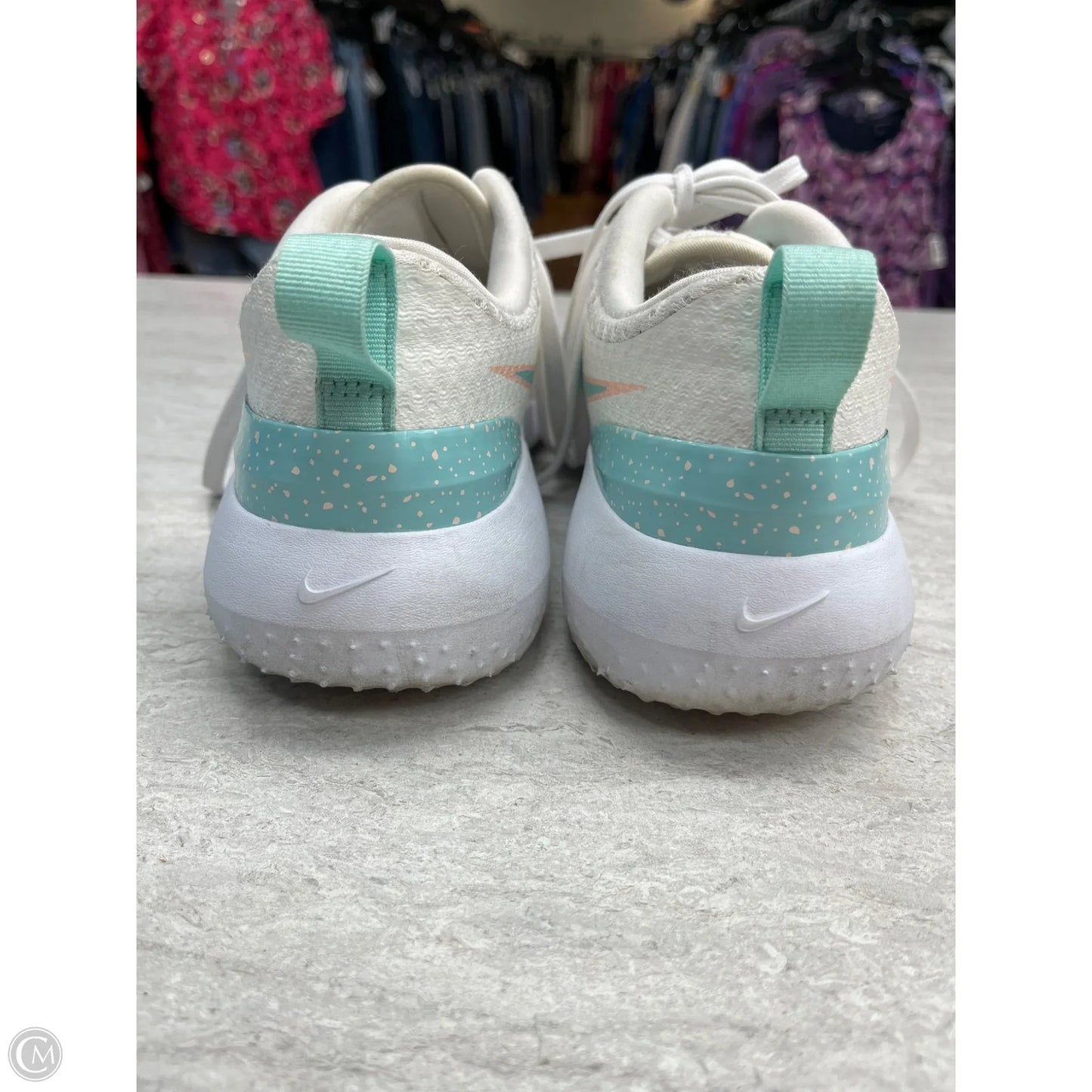 Shoes Athletic By Nike In White, Size: 7