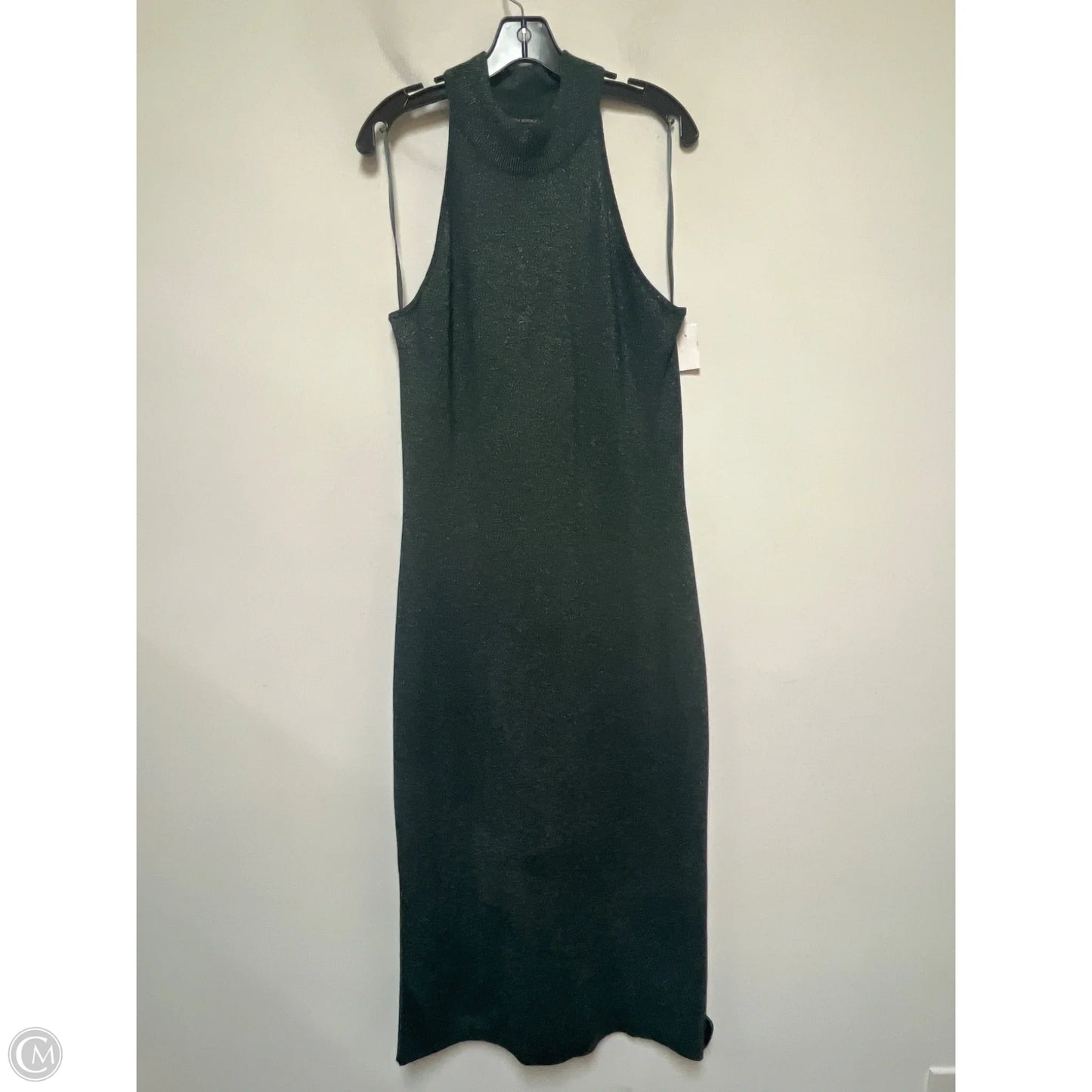 Dress Casual Midi By Banana Republic In Green, Size: L
