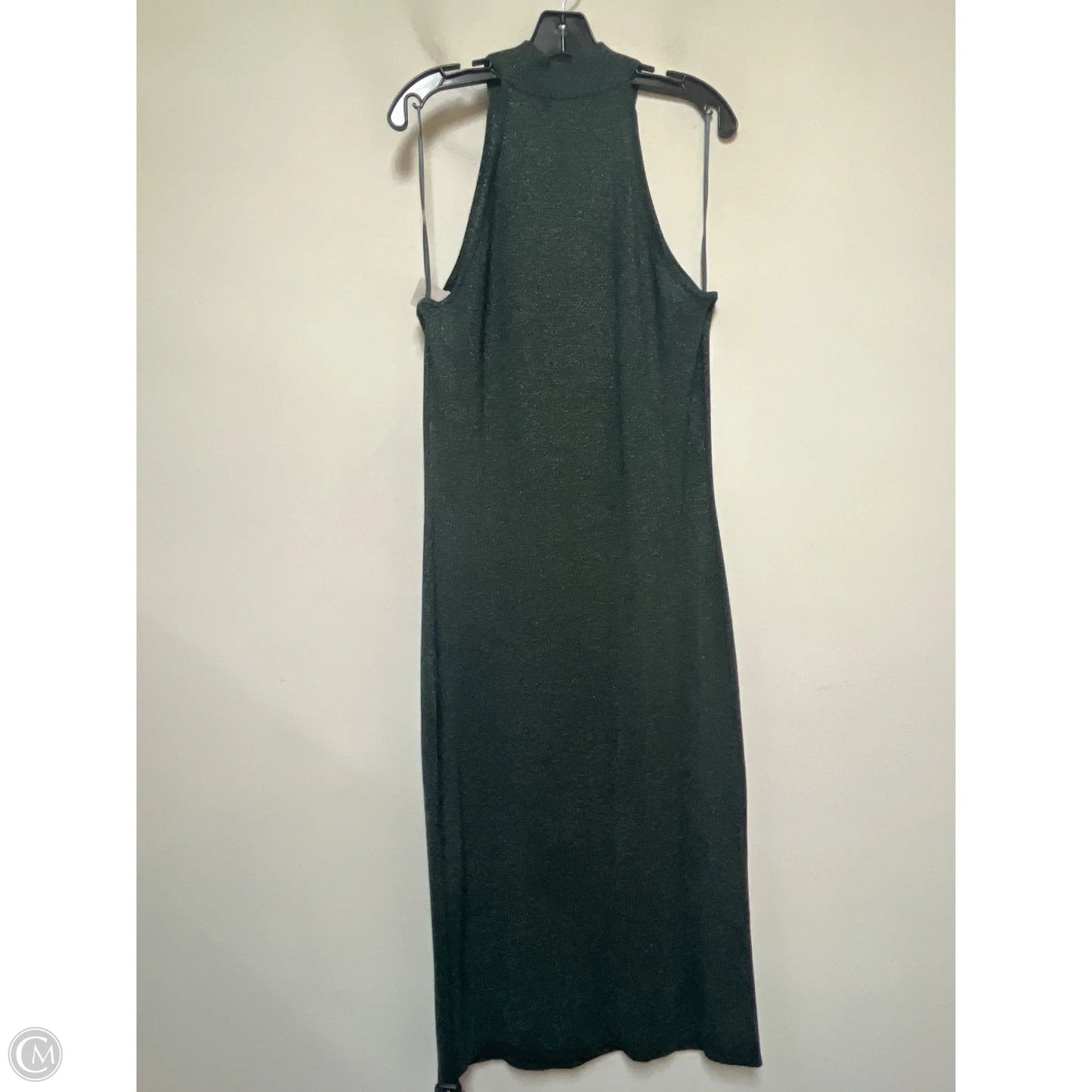 Dress Casual Midi By Banana Republic In Green, Size: L