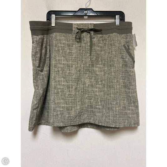 Skort By Intro In Green, Size: 16
