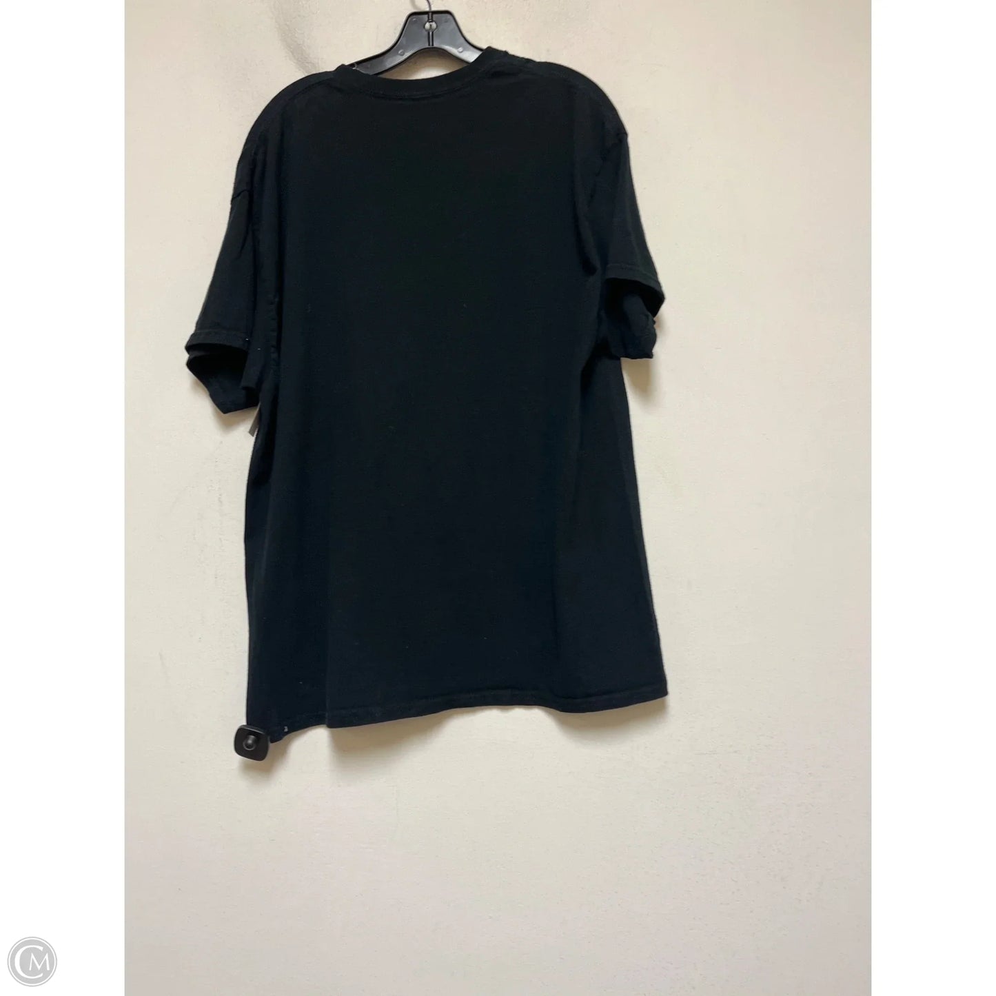 Top Short Sleeve Basic By Disney Store In Black, Size: Xl
