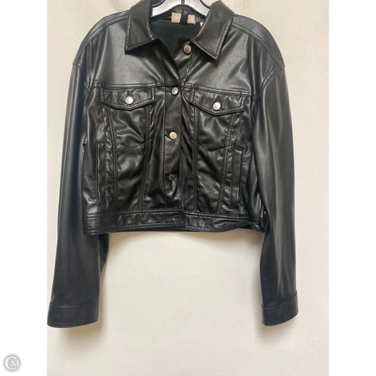 Jacket Moto By Universal Thread In Black, Size: M