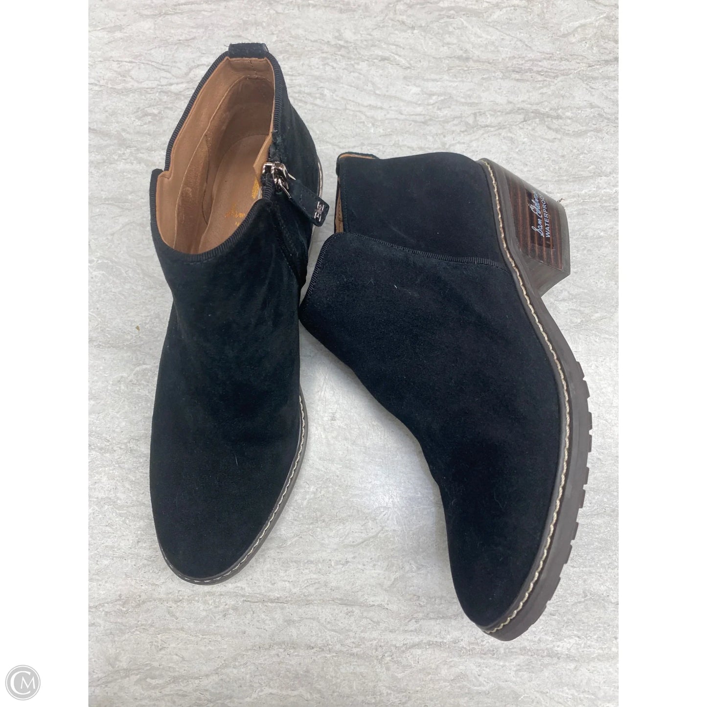 Boots Ankle Flats By Sam Edelman In Black, Size: 6.5
