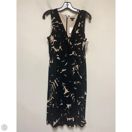 Dress Casual Short By Ann Taylor In Black & Tan, Size: M