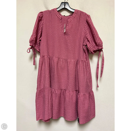 Dress Casual Short By Clothes Mentor In Pink, Size: L