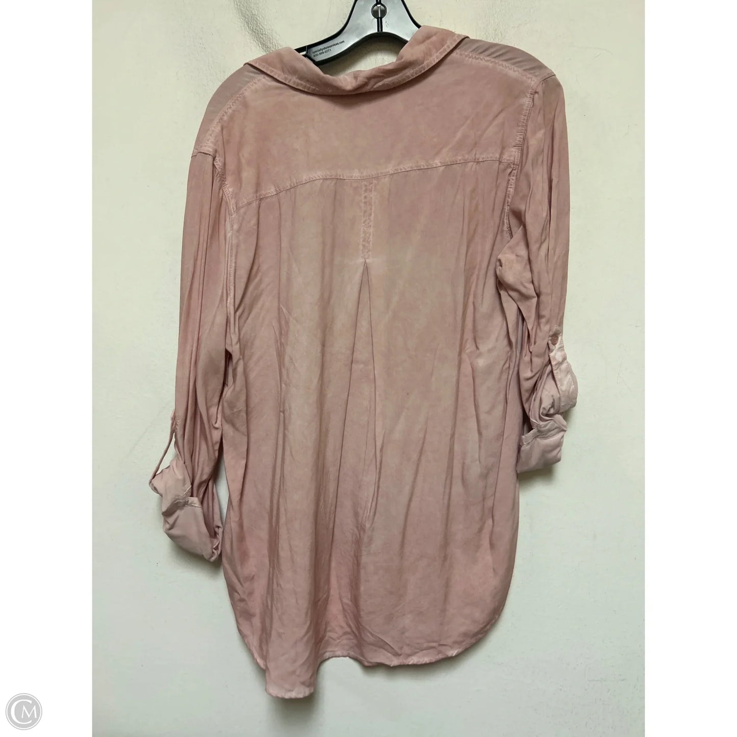 Top Short Sleeve By Velvet Heart In Pink, Size: L