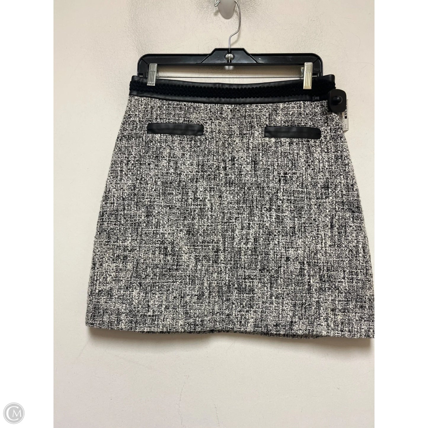 Skirt Designer By Karl Lagerfeld In Black & White, Size: 4