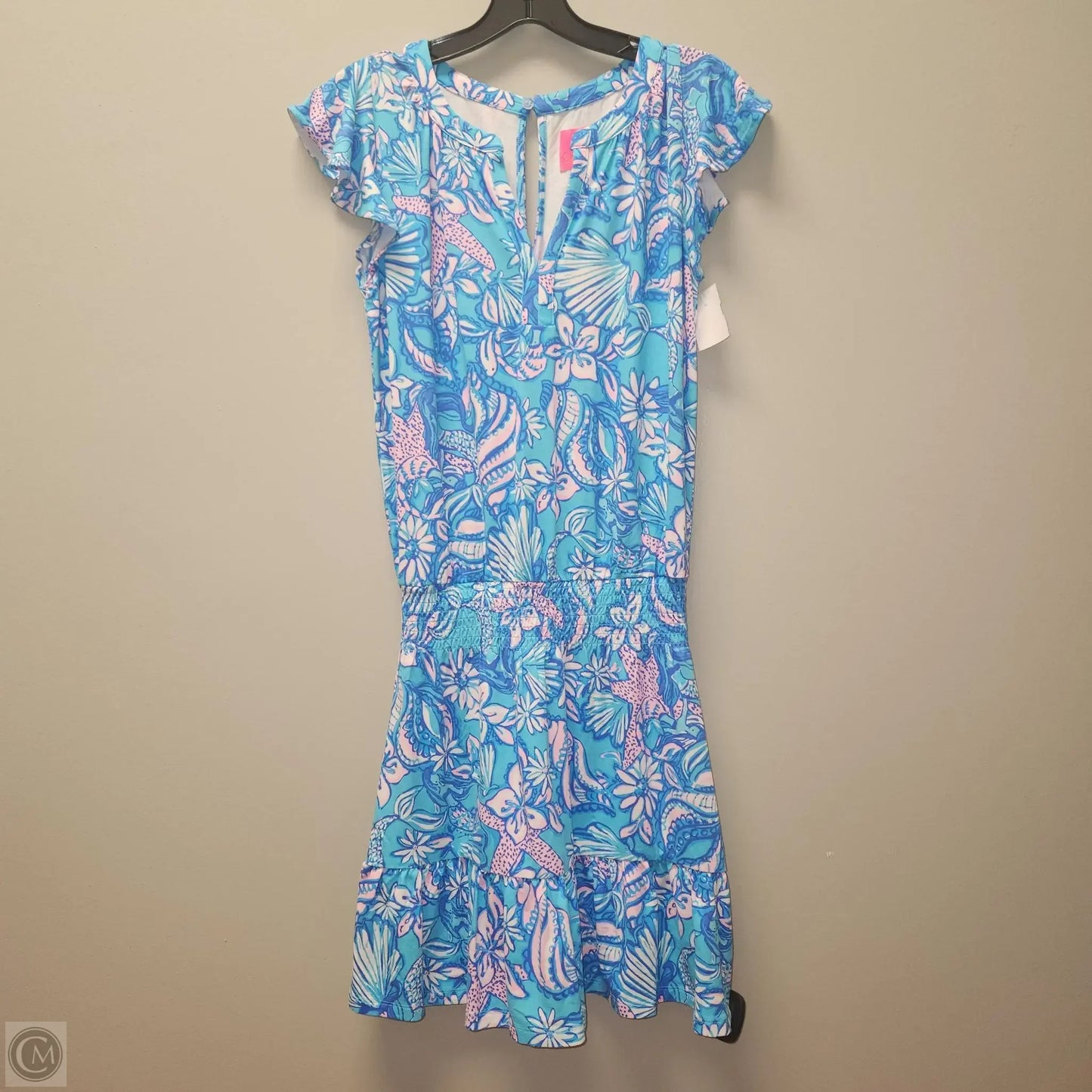 Dress Designer By Lilly Pulitzer In Blue & Pink, Size: Xs