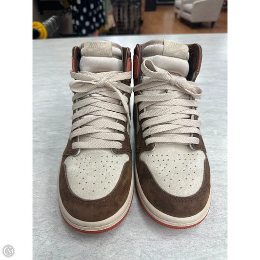 Shoes Sneakers By Nike In Brown & Orange, Size: 7.5