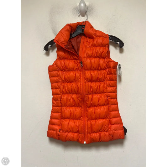 Vest Puffer & Quilted By Athleta In Orange, Size: Xs