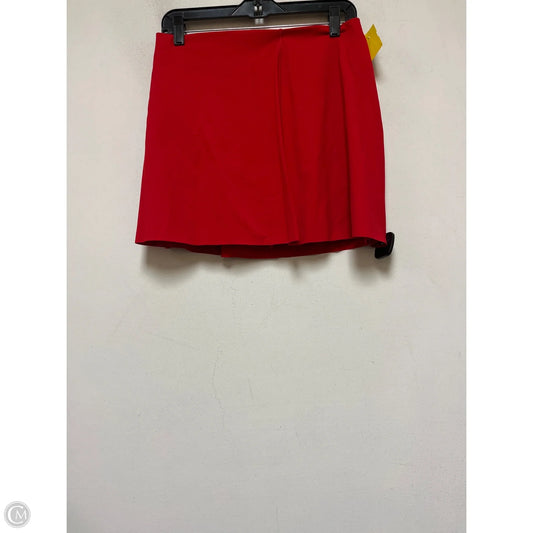Athletic Skort By Spanx In Red, Size: L