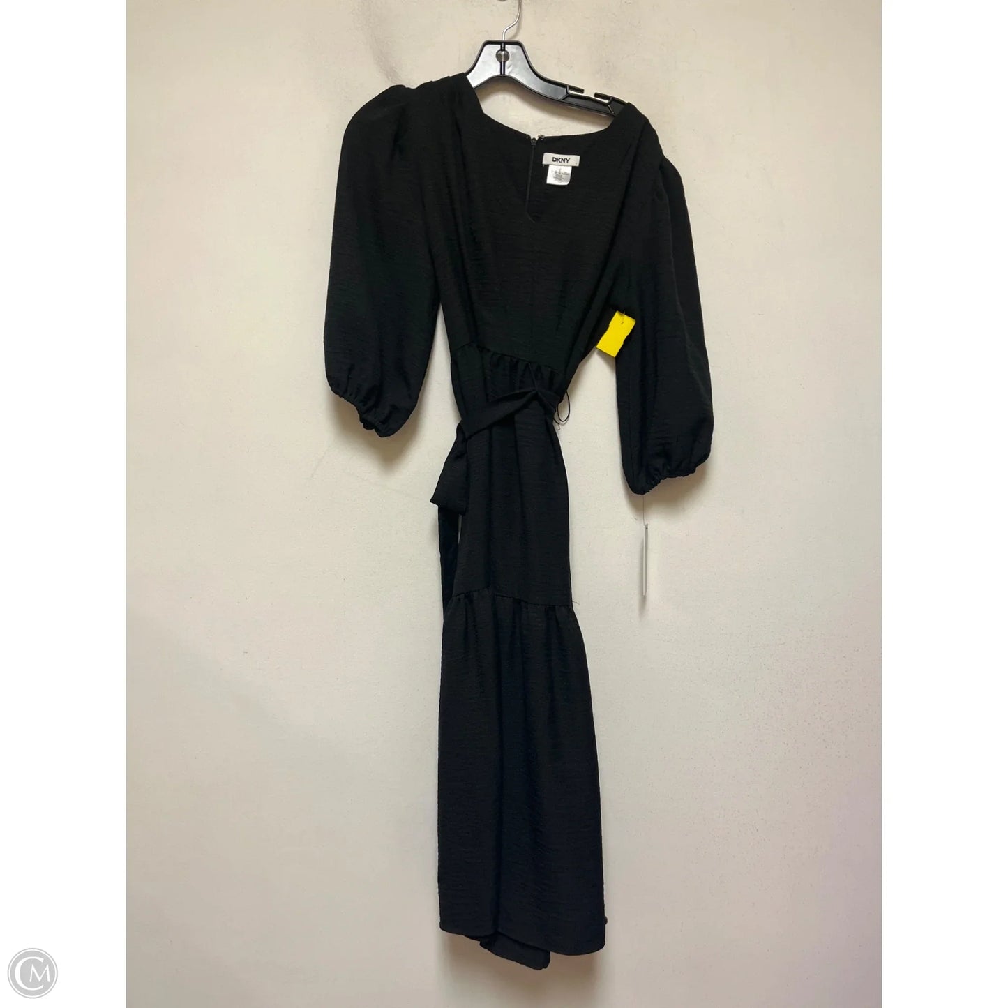 Dress Casual Midi By Dkny In Black, Size: Xs