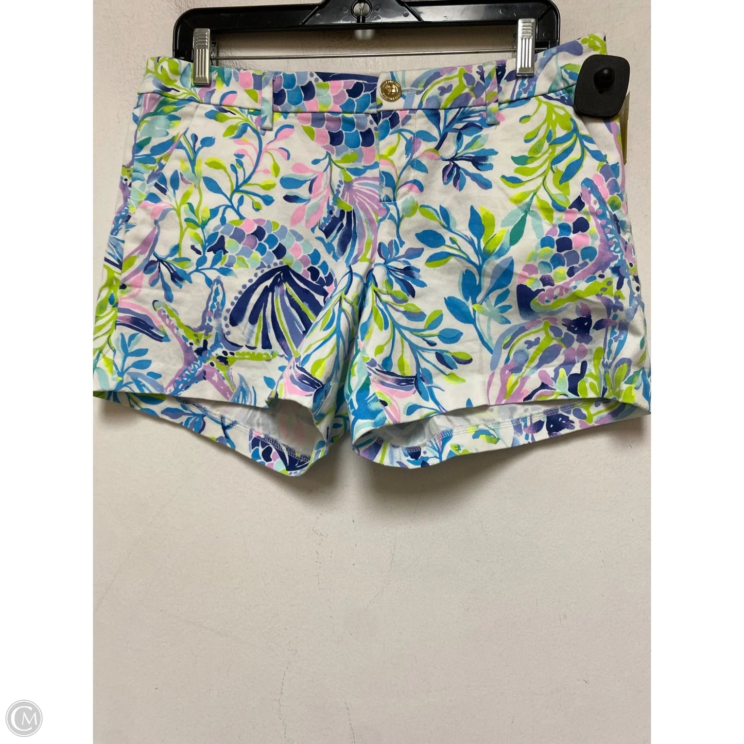Shorts Designer By Lilly Pulitzer In Nautical Print, Size: 8