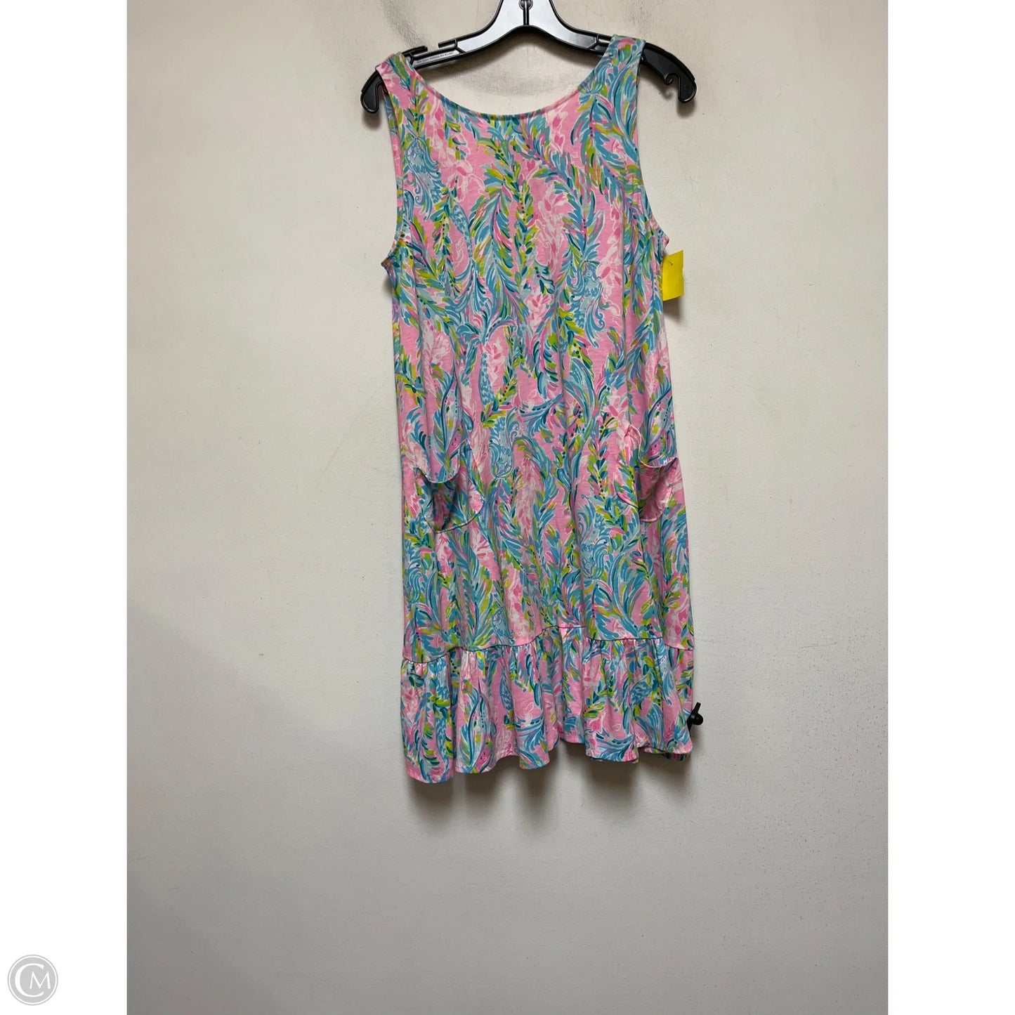 Dress Designer By Lilly Pulitzer In Blue & Pink, Size: M