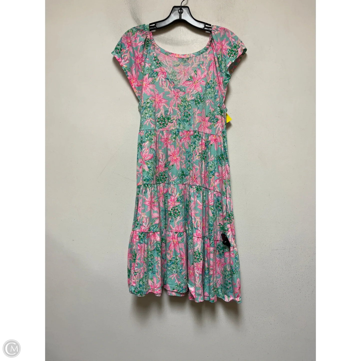 Dress Designer By Lilly Pulitzer In Blue & Pink, Size: L