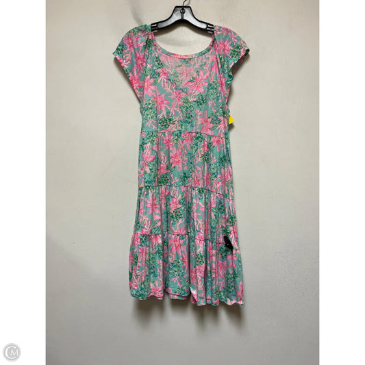 Dress Designer By Lilly Pulitzer In Blue & Pink, Size: L