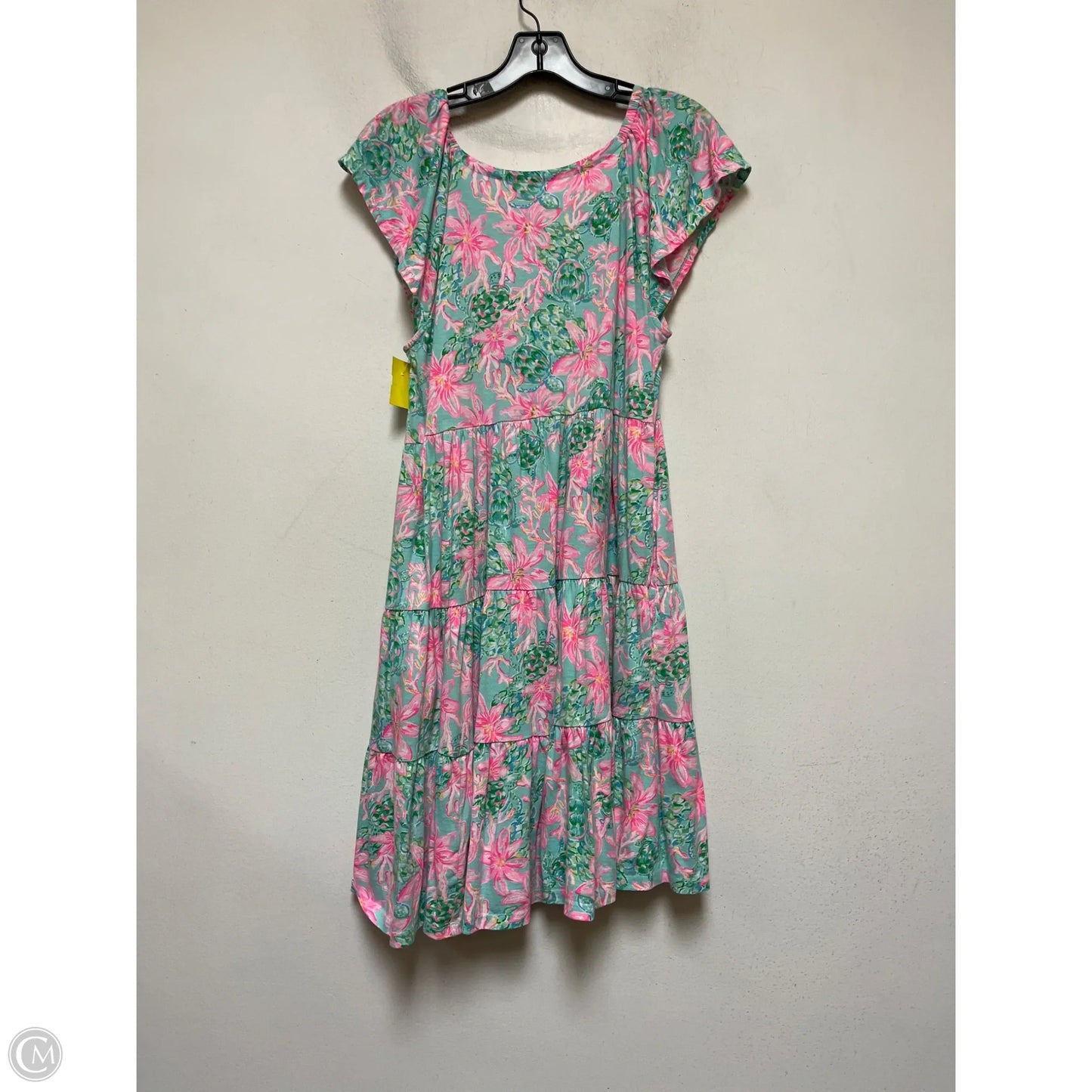 Dress Designer By Lilly Pulitzer In Blue & Pink, Size: L