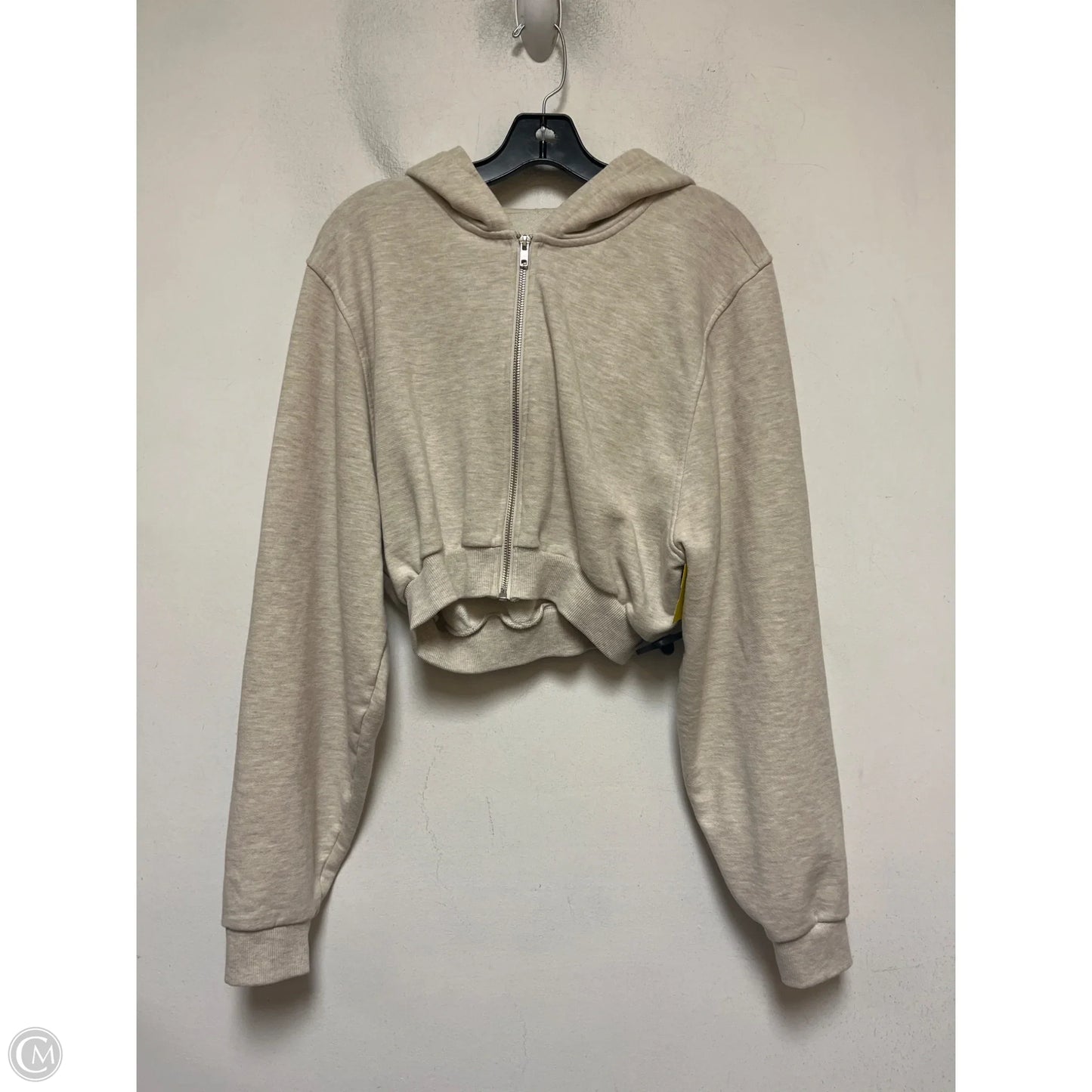 Sweatshirt Hoodie By Alo In Tan, Size: S