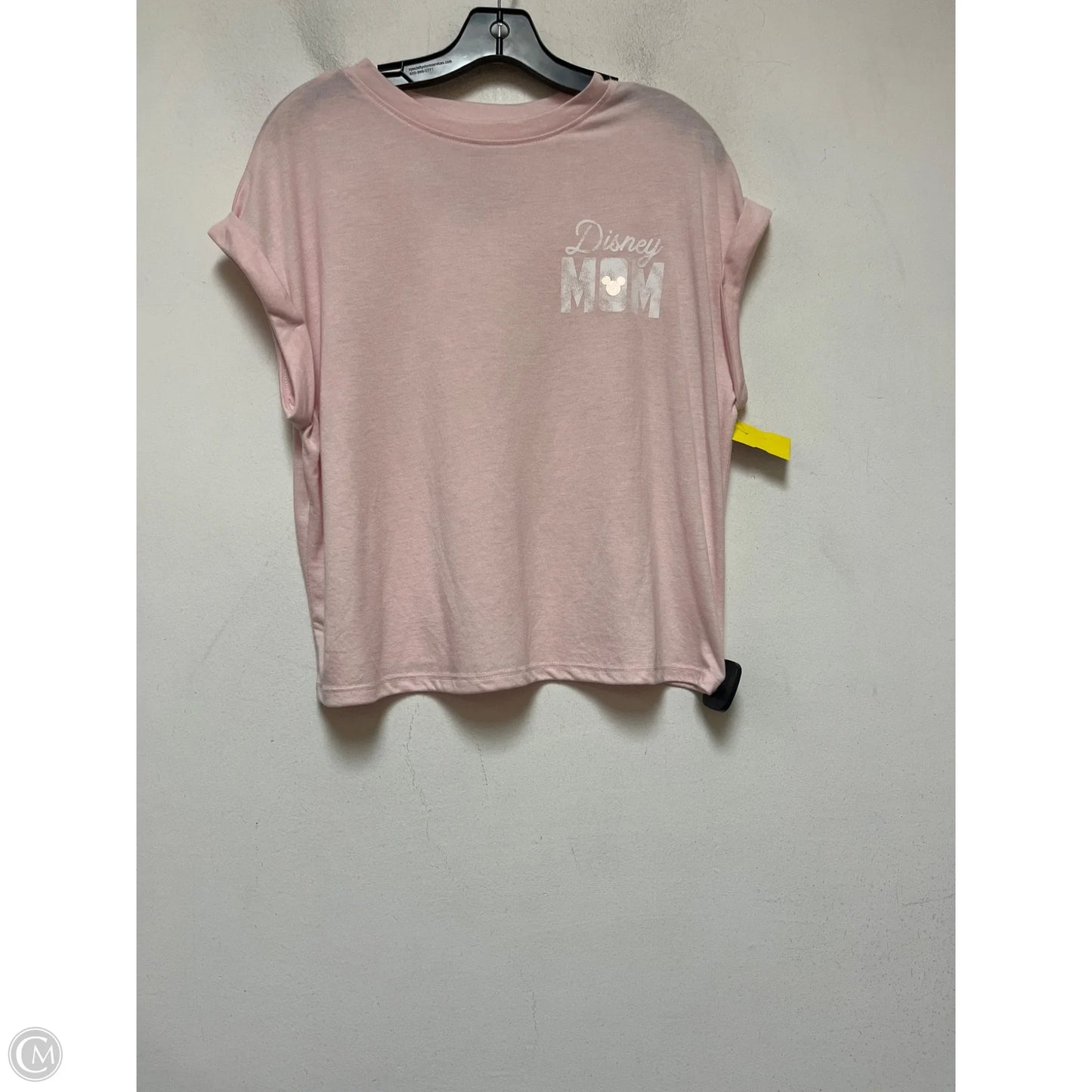 Top Short Sleeve Basic By Disney Store In Pink, Size: M