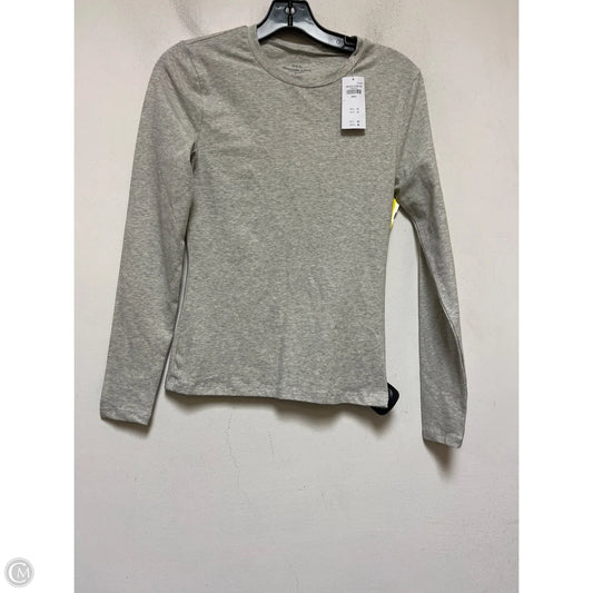 Top Long Sleeve Basic By Abercrombie And Fitch In Grey, Size: S